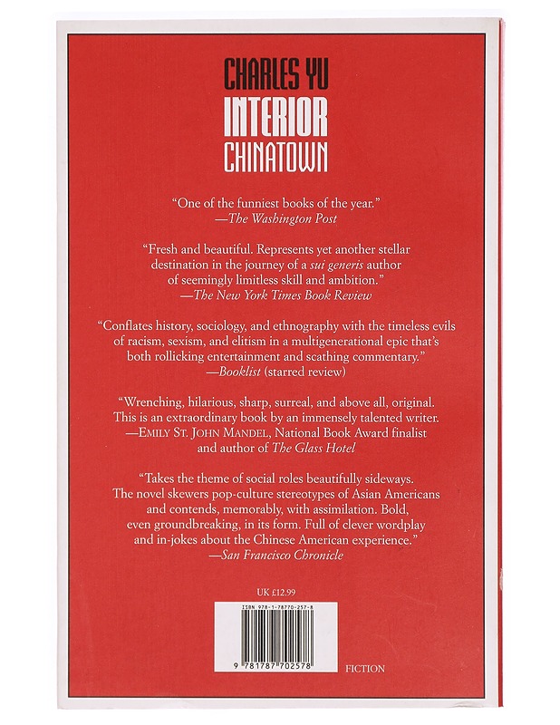 Interior Chinatown - Charles Yu - Romaanit ja novellit - 10105325614 - 1