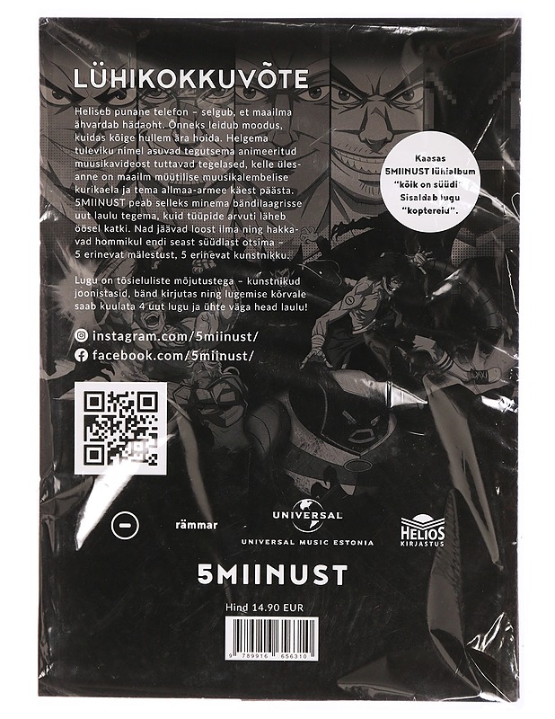 5 miinust : suur süü veeretamine kriitilisel ajal - Nukk, Ats - Sarjakuvat - 10105325755 - 3