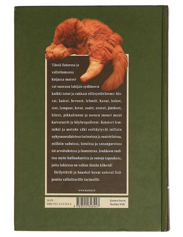 Suuri eläinystävän kirja : tarinoita, sananparsia ja runoja eläimistä - Aalto, Satu - Romaanit ja novellit - 10105326148 - 1