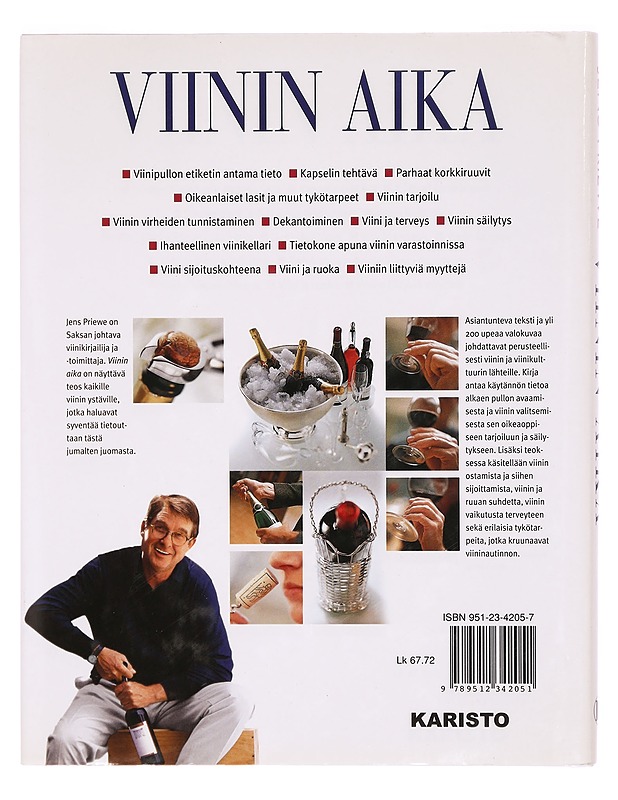 Viinin aika : käytännön viinitietoutta nautiskelijoille - Jeans Priewe - Ruokakirjat - 10105326221 - 1