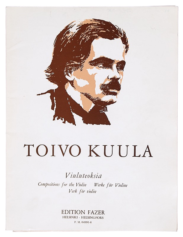 Toivo Kuula - Viuluteoksia - Musiikki- ja elokuvakirjat - 10105326468 - 0