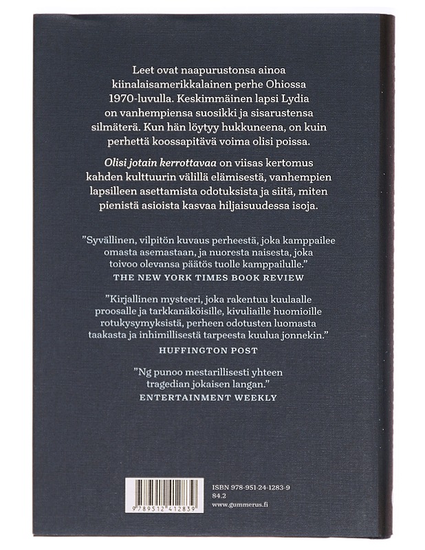 Olisi jotain kerrottavaa - Celeste Ng - Romaanit ja novellit - 10105326609 - 1