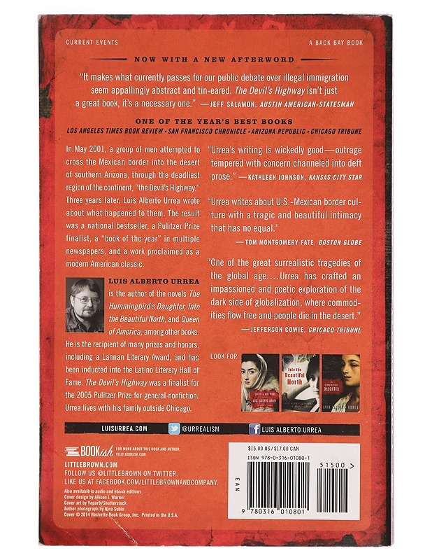 The Devil's Highway - Louis Alberto Urrea - Romaanit ja novellit - 10105326615 - 1