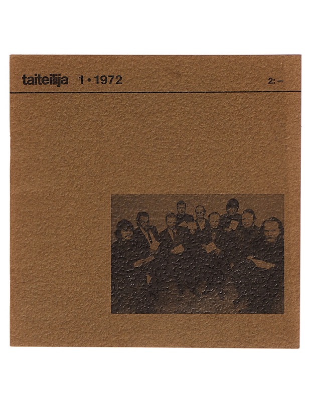 Taiteilija N:o 1/1972 - Lehdet - 10105326747 - 0