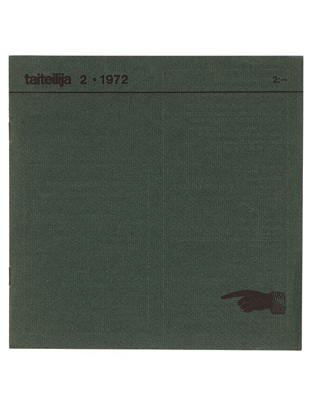 Taiteilija N:o 2/1972 - Lehdet - 10105326751 - 0