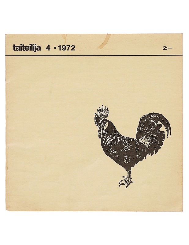 Taiteilija N:o 4/1972 - Lehdet - 10105326758 - 0