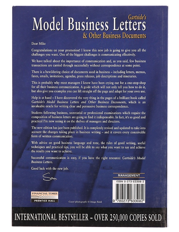 Gartside's model business letters : & Other business documents - Taylor, Shirley - Tietokirjat ja oppaat - 10105326808 - 1