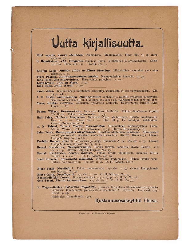XIX vuosisata sanoin ja kuvin n:o 29 - Historiakirjat - 10105326810 - 1