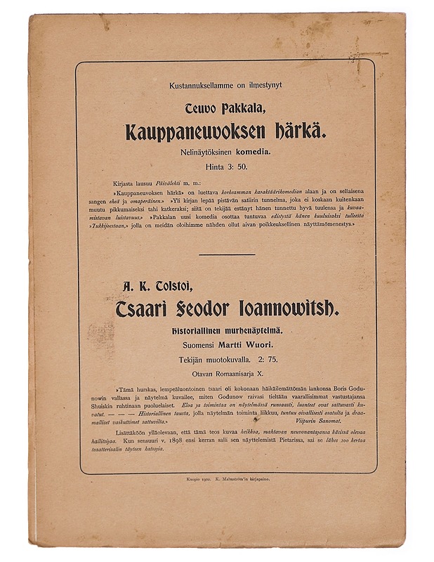 XIX vuosisata sanoin ja kuvin n:o 32 - Historiakirjat - 10105326815 - 1