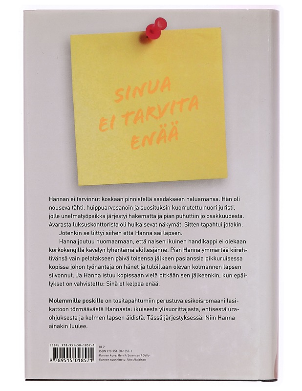 Molemmille poskille : romaani - Persson Giolito, Malin - Romaanit ja novellit - 10105326863 - 1