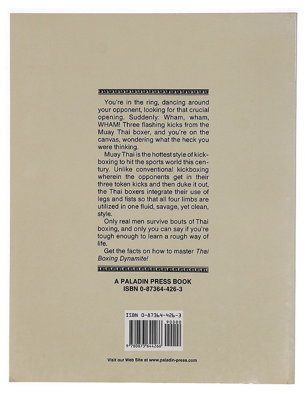 Thai boxing dynamite : the explosive art of muay thai - Zoran Rebac - Tietokirjat ja oppaat - 10105327112 - 1