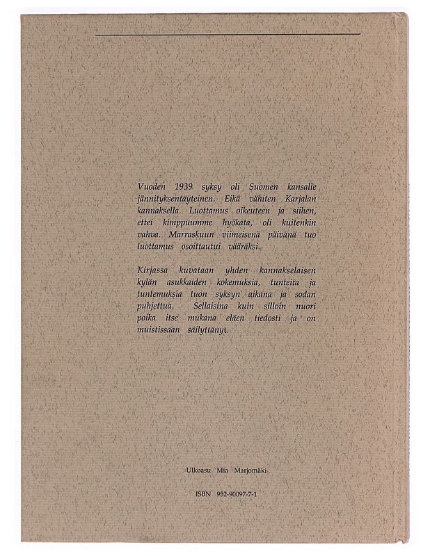 Konsa vaino Suomeamme.. - Lauri Kantee - Romaanit ja novellit - 10105327363 - 1