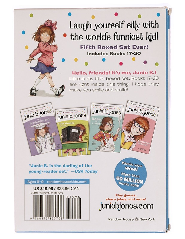 Junie B. Jones's Fifth Boxed Set Ever! Osat 17-20 - Barbara Park  - Lastenkirjat - 10105327629 - 1