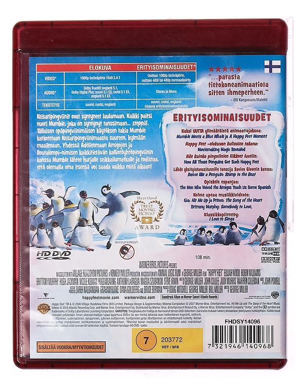 Happy Feet - DVD - DVD-elokuvat - 10105327700 - 1