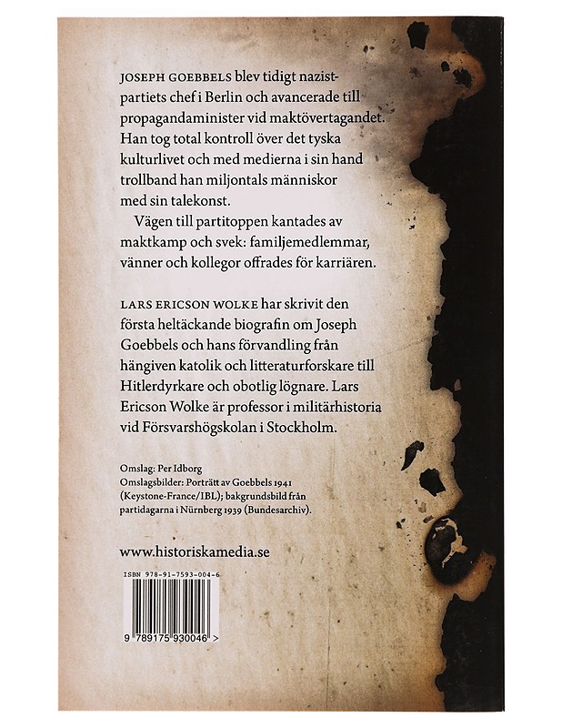 Joseph Goebbels - Ericson Wolke, Lars - Elämäkerrat ja muistelmat - 10105327732 - 1