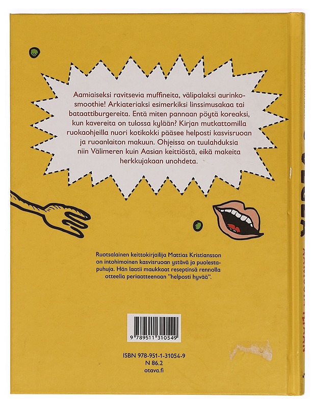 Vegeä aamusta iltaan - Kristiansson, Mattias - Ruokakirjat - 10105327738 - 1