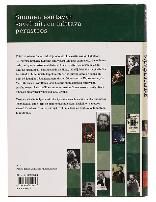 Suomen musiikin historia. [5], Esittävä säveltaide - Aroheimo-Marvia, Liisa - Elämäkerrat ja muistelmat - 10105327789 - 0