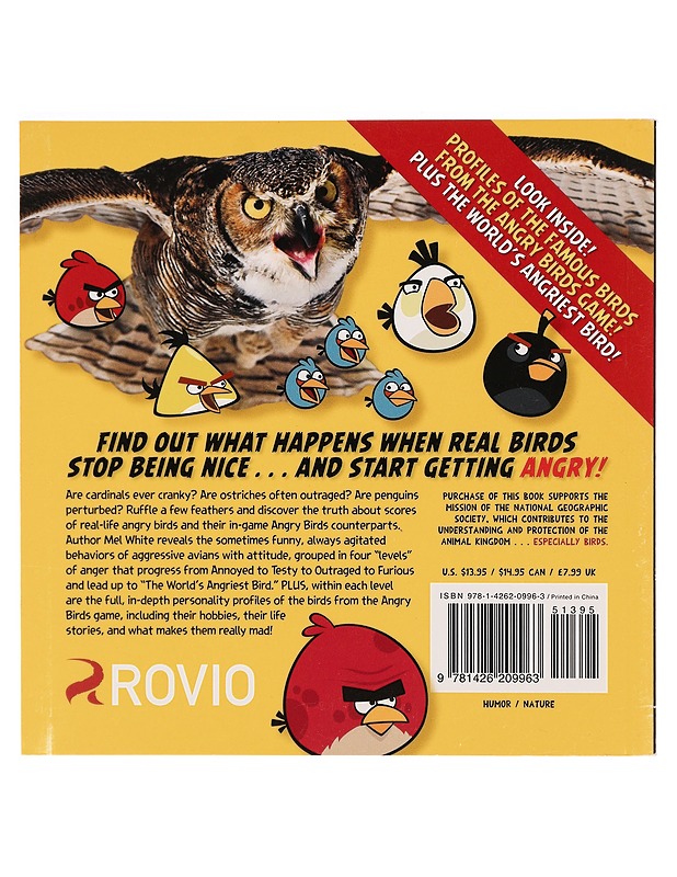 Angry birds : 50 true stories of the fed up, feathered, and furious - White, Mel - Tietokirjat ja oppaat - 10105327797 - 1