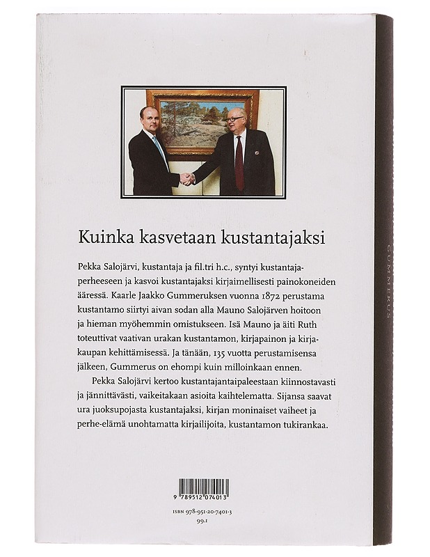 Kirjailija kirjoittaa, kustantaja kustantaa - Salojärvi, Pekka - Elämäkerrat ja muistelmat - 10105327905 - 1
