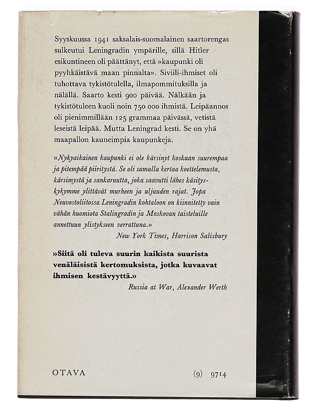 Lenin Gradin kohtalo sinfonia -Paavo Rintala - Romaanit ja novellit - 10105327982 - 1