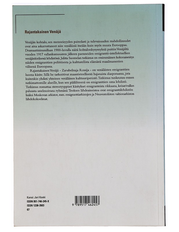 Rajantakainen Venäjä - Historiakirjat - 10105327992 - 0