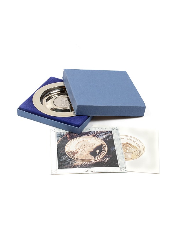 THE TOWER MINT The Paris Liberty Flame Dedication 1989 koristelautanen - Koriste-esineet - 10105328239 - 0