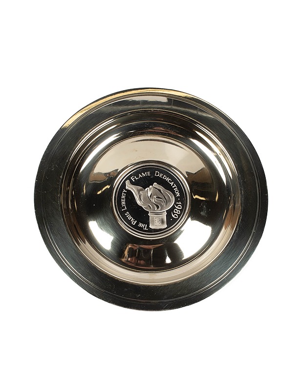 THE TOWER MINT The Paris Liberty Flame Dedication 1989 koristelautanen - Koriste-esineet - 10105328239 - 1