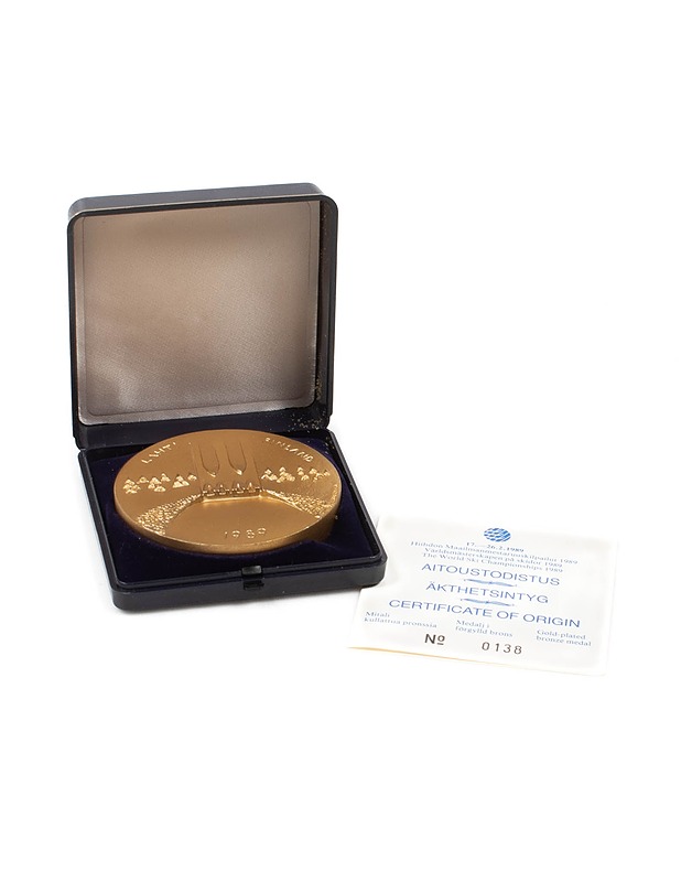 SPORRONG Lahti Finland 1989 pöytämitali - Koriste-esineet - 10105328297 - 0