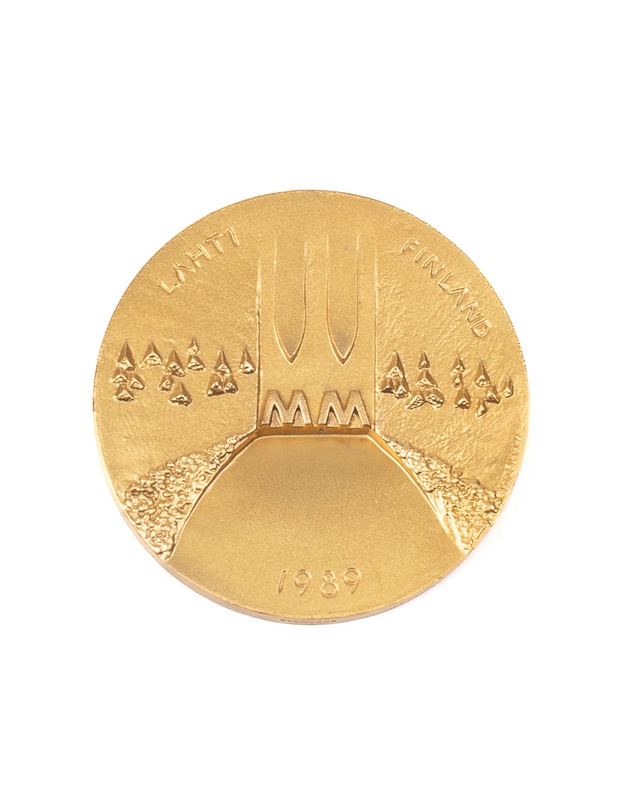 SPORRONG Lahti Finland 1989 pöytämitali - Koriste-esineet - 10105328297 - 1