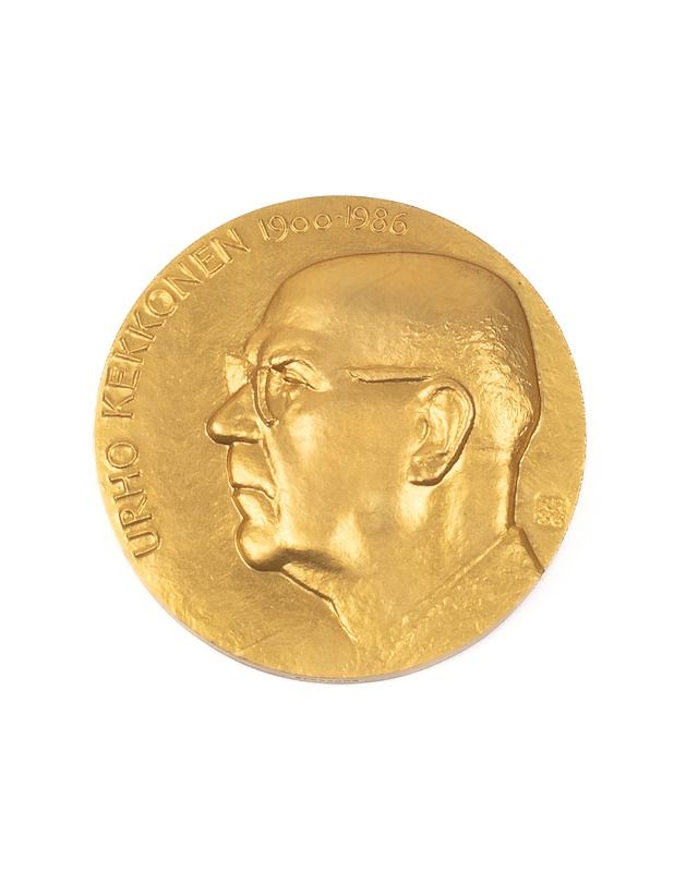 SPORRONG Urho Kekkonen 1900-1986 pöytämitali - Koriste-esineet - 10105328300 - 1