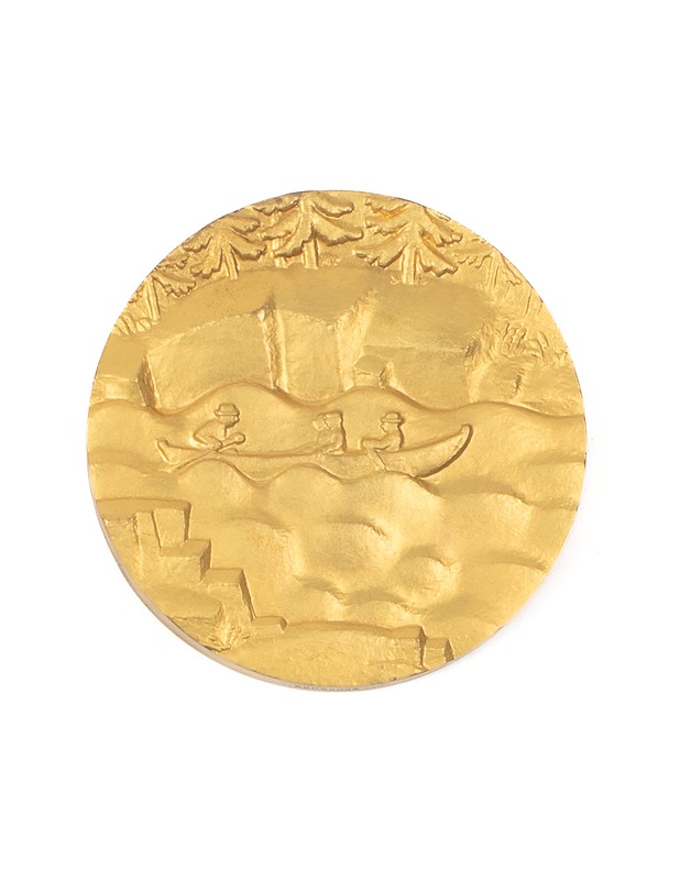 SPORRONG Urho Kekkonen 1900-1986 pöytämitali - Koriste-esineet - 10105328300 - 2