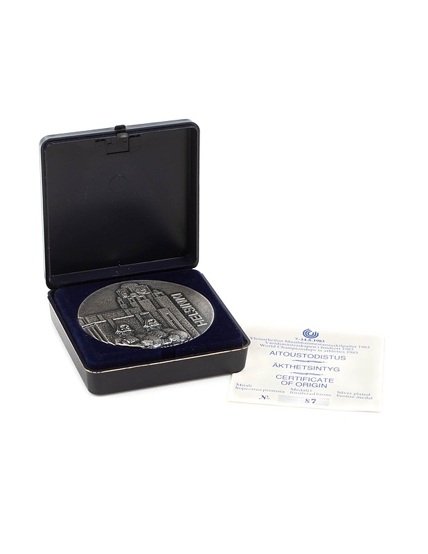 SPORRONG MM 1983 Helsinki pöytämitali - Koriste-esineet - 10105328304 - 0