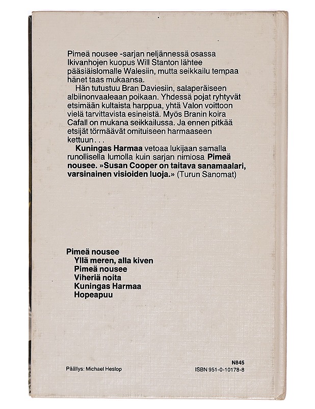 Kuningas harmaa - Susan Cooper - Nuorten kirjat - 10105328344 - 1