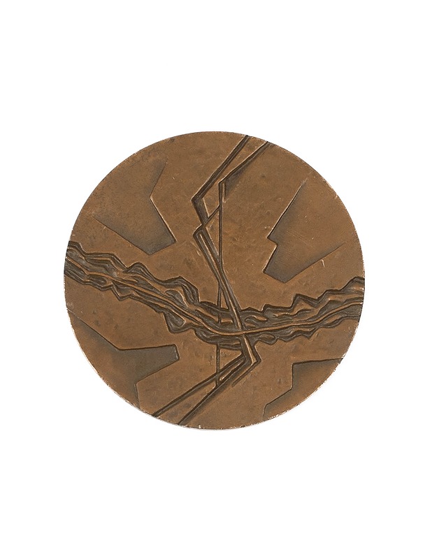 KULTATEOLLISUUS KJ Ståhlberg pöytämitali - Koriste-esineet - 10105328341 - 1