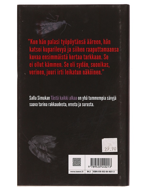 Tästä kaikki alkaa - Salla Simukka - Romaanit ja novellit - 10105328737 - 1