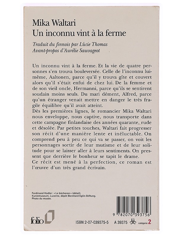 Un inconnu vint à la ferme - Waltari, Mika - Romaanit ja novellit - 10105328784 - 1
