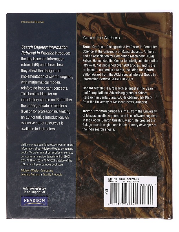 Search engines : information retrieval in practice - Croft, W. Bruce - Tietokirjat ja oppaat - 10105328920 - 1