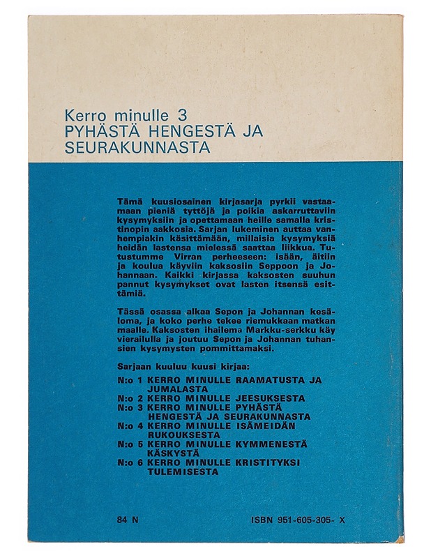 Kerro minulle Pyhästä Hengestä ja seurakunnasta - Tietokirjat ja oppaat - 10105328949 - 1