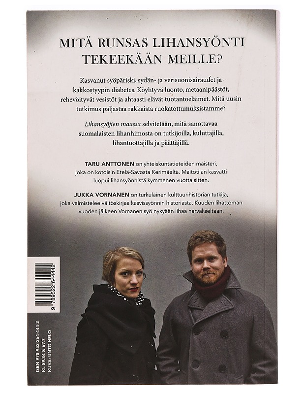 Lihansyöjien maa : miksi suomalaisten ruokavalion on muututtava - Anttonen, Taru - Tietokirjat ja oppaat - 10105328995 - 1