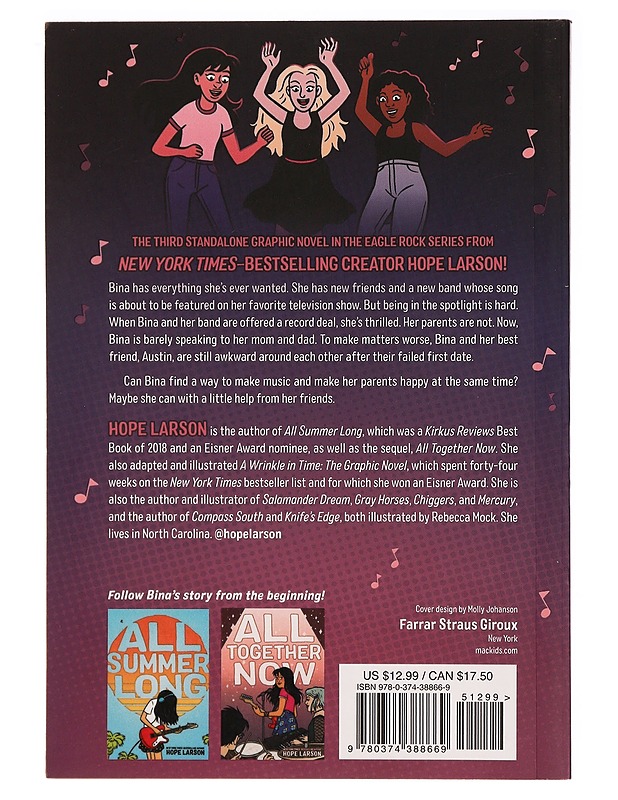 All my friends - Hope Larson - Musiikki- ja elokuvakirjat - 10105329046 - 1