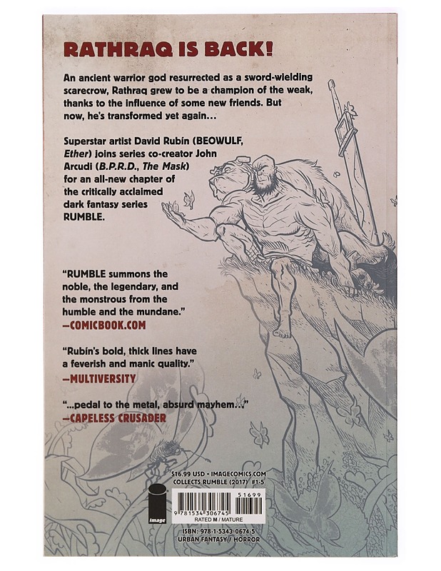 Rumble, volume four: soul without pity - John Arcudi - Sarjakuvat - 10105329054 - 1