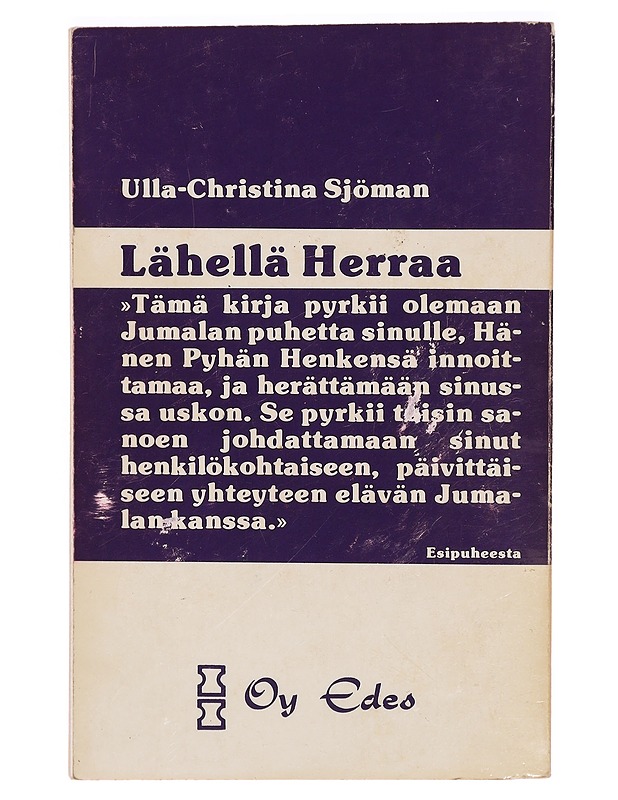 Lähellä Herraa - Ulla Christina Sjöman - Tietokirjat ja oppaat - 10105329313 - 1