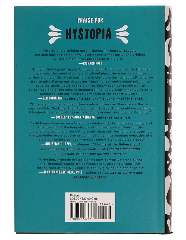 Hystopia - Anovel By David Means  - Romaanit ja novellit - 10105329443 - 1