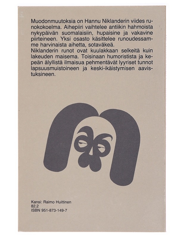 MUODONMUUTOKSIA - Runot ja näytelmät - 10105329590 - 1