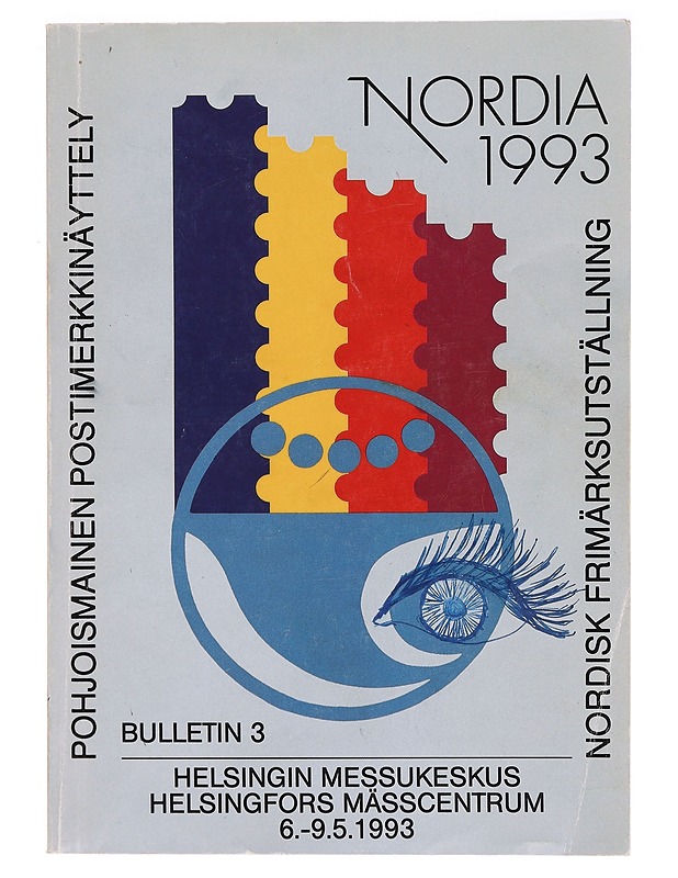 Nordia 1993 : pohjoismainen postimerkkinäyttely = nordisk frimärksutställning. Bulletin 3 - Haapaniemi, Ahti - Historiakirjat - 10105329619 - 0