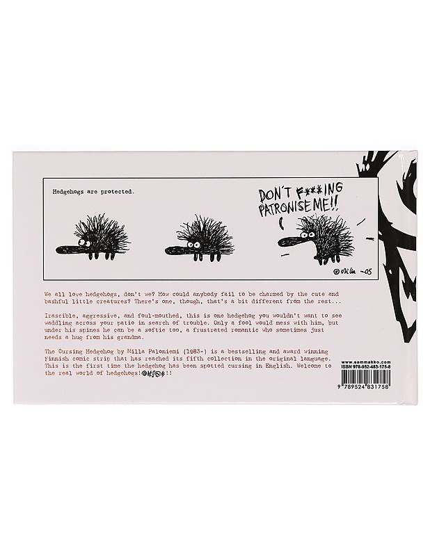 The cursing hedgehog - Paloniemi, Milla - Sarjakuvat - 10105329682 - 1