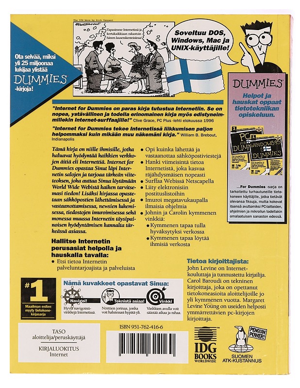 Internet for dummies - Levine, John R. - Romaanit ja novellit - 10105329715 - 1