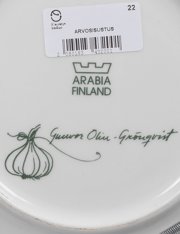 ARABIA Vihreä linja seinälautanen - Seinälautaset - 10105329790 - 2