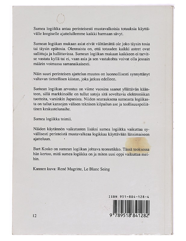 Sumea logiikka - Kosko, Bart - Tietokirjat ja oppaat - 10105329799 - 1