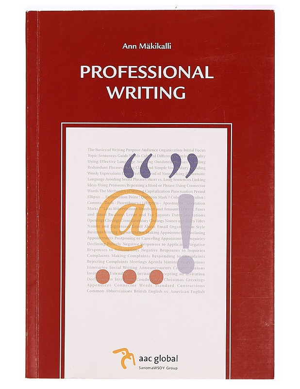 Professional writing - Mäkikalli, Ann - Tietokirjat ja oppaat - 10105330289 - 0